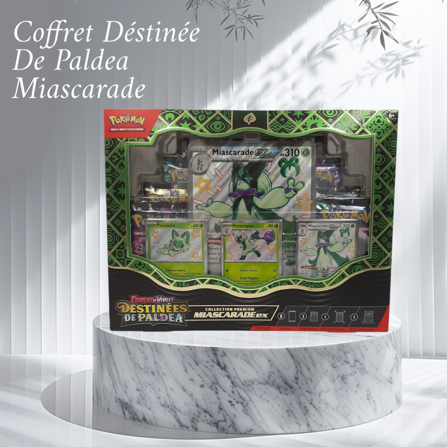Coffret Collection Premium Destinée de Paldea -Miascarade EX Universe Cards