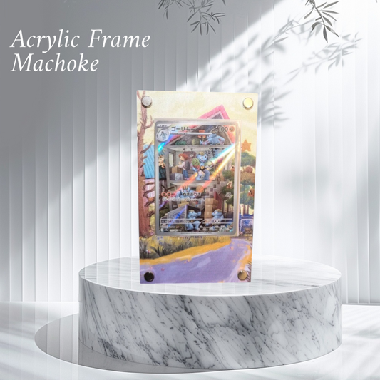 Cadre Acrylique pour carte Pokémon: Machopeur Sv2A Inclus🔥 Universe Cards