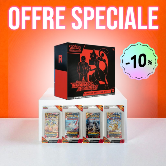 OFFRE SPECIALE : 1 ETB EV10 + ART SET ETINCELLES DEFERLANTES EV08 Universe Cards