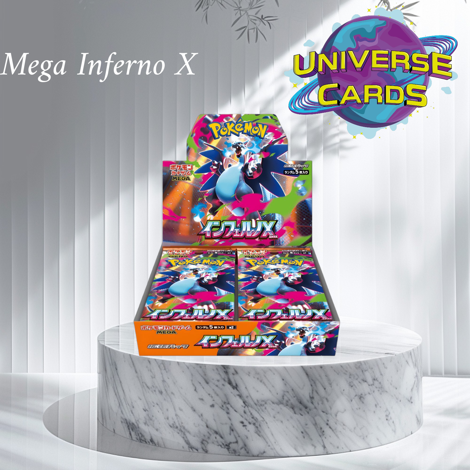 Display Pokémon Mega Inferno X – Universe Cards