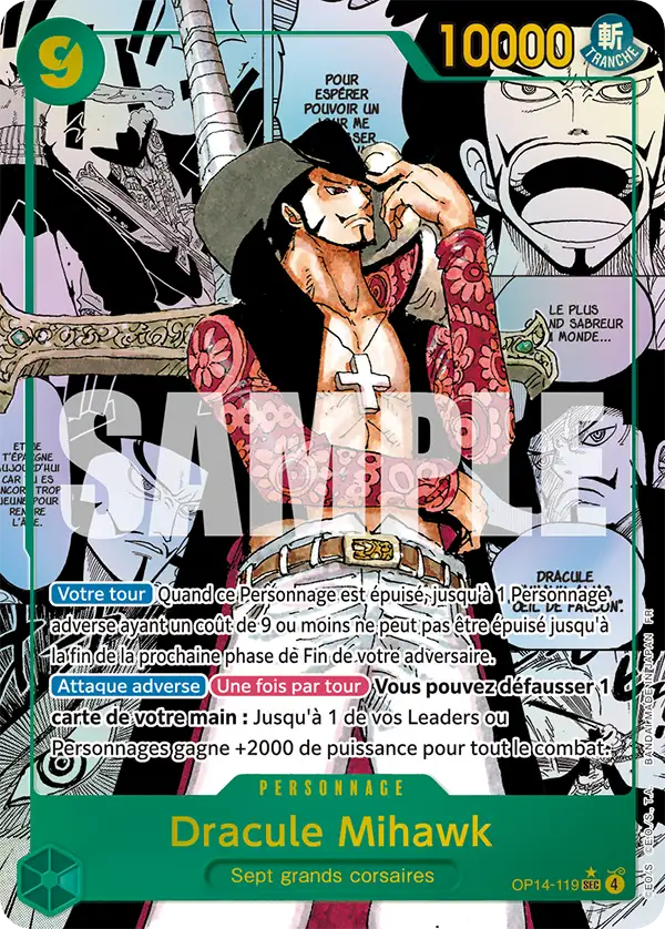 One Piece OP-14 Les sept de la mer Universe Cards