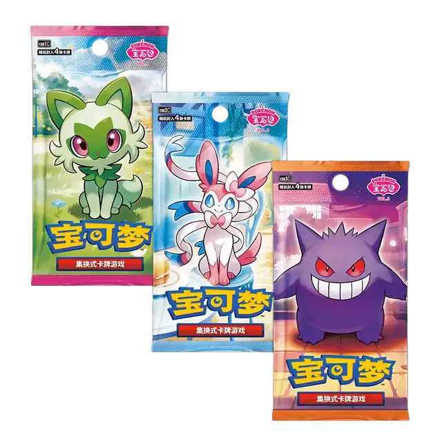 Pokémon Gem Pack Badge Set · Chinois simplifié