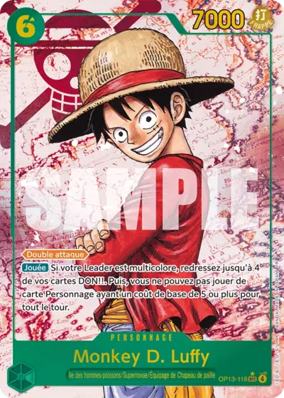 One Piece OP-13 Japonais Universe Cards