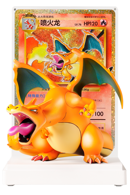 Coffret Figurine Collector Pokémon Chinois Dracaufeu · 30th Celebration
