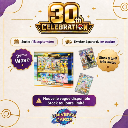 Coffret collector 30th Celebration Espeon EX & Umbreon EX (2nd Wave)