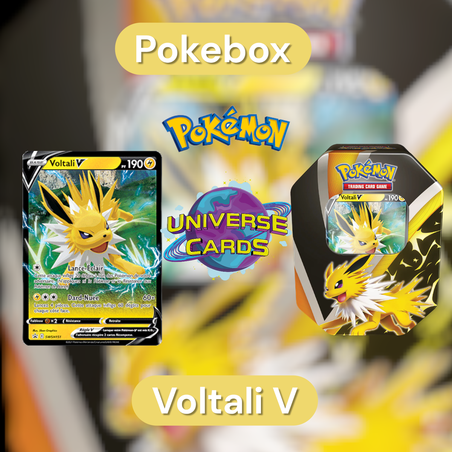 Pokemon Pokebox Voltali V Universe Cards