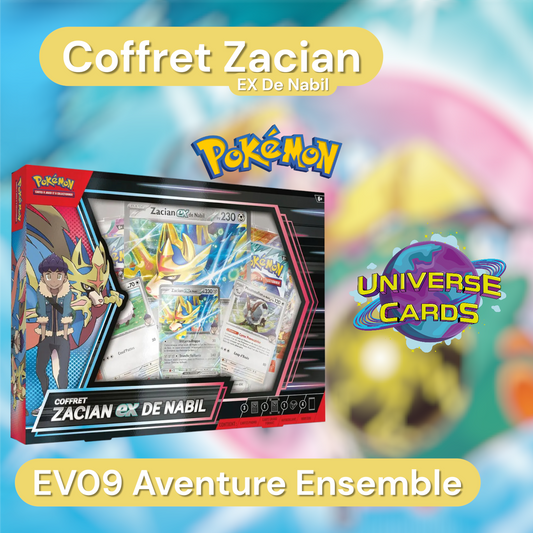 Pokemon Coffret Zacian Ex de Nabil Universe Cards