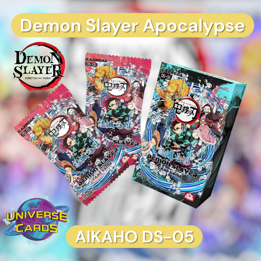 📦 AIKAHO DS-05 Demon Slayer Apocalypse Booster Box – Universe Cards