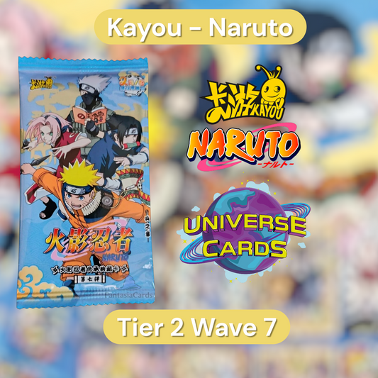 📦 Naruto Kayou – Tier 2 Wave 7 (T2W7) Booster Box Universe Cards