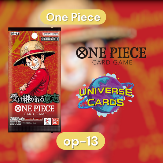 One Piece OP-13 Japonais Universe Cards