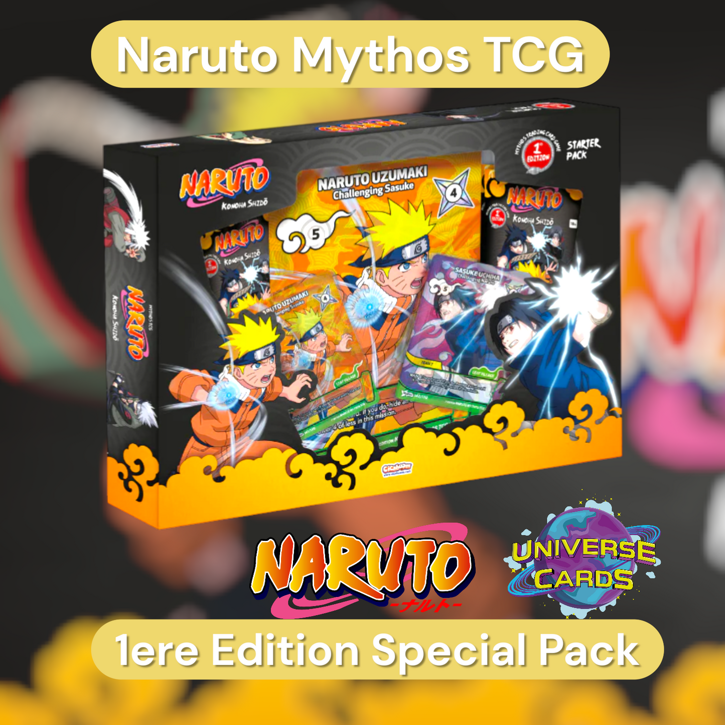 Naruto TCG: Coffret 1ere Edition Special Pack Universe Cards