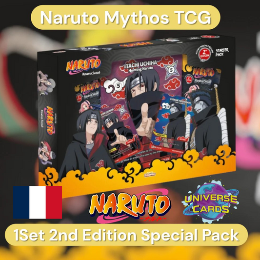 [FR] Naruto TCG: First set 2nd Edition Special Pack Itachi Universe Cards