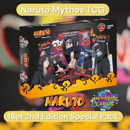 Naruto TCG: First set 2nd Edition Special Pack Itachi Universe Cards