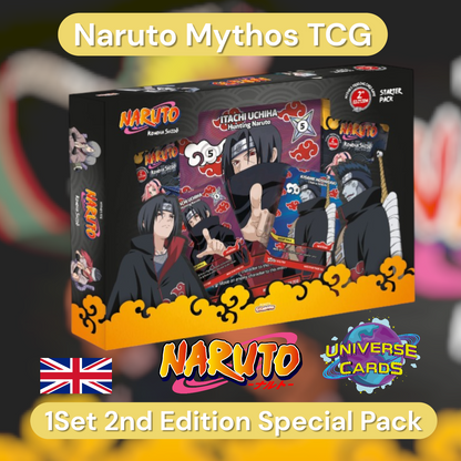 Naruto TCG: First set 2nd Edition Special Pack Itachi Universe Cards
