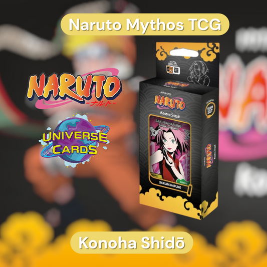 Team Set Naruto Mythos TCG - Chapitre 1 : Konoha Shidō - 2nd Edition SAKURA Universe Cards