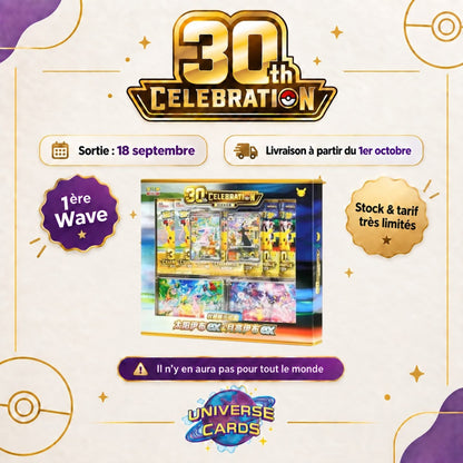 Coffret collector 30th Celebration Espeon EX & Umbreon EX