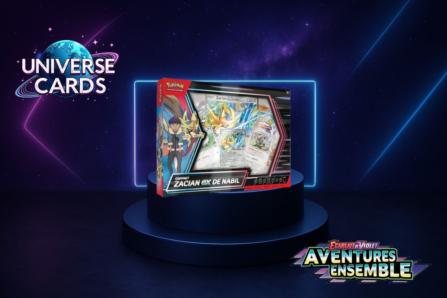 Coffret Zacian EX  de Nabil