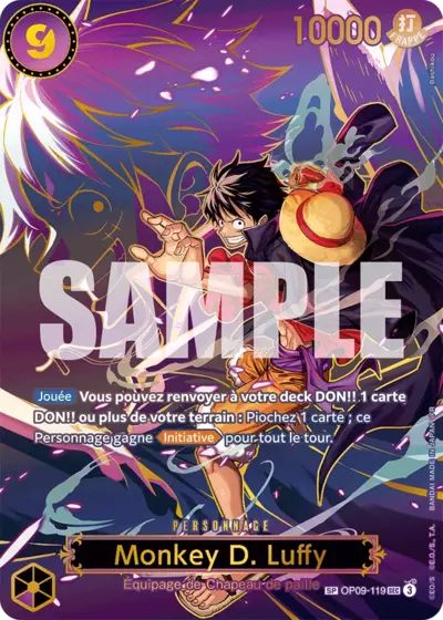One Piece OP-13 Japonais Universe Cards